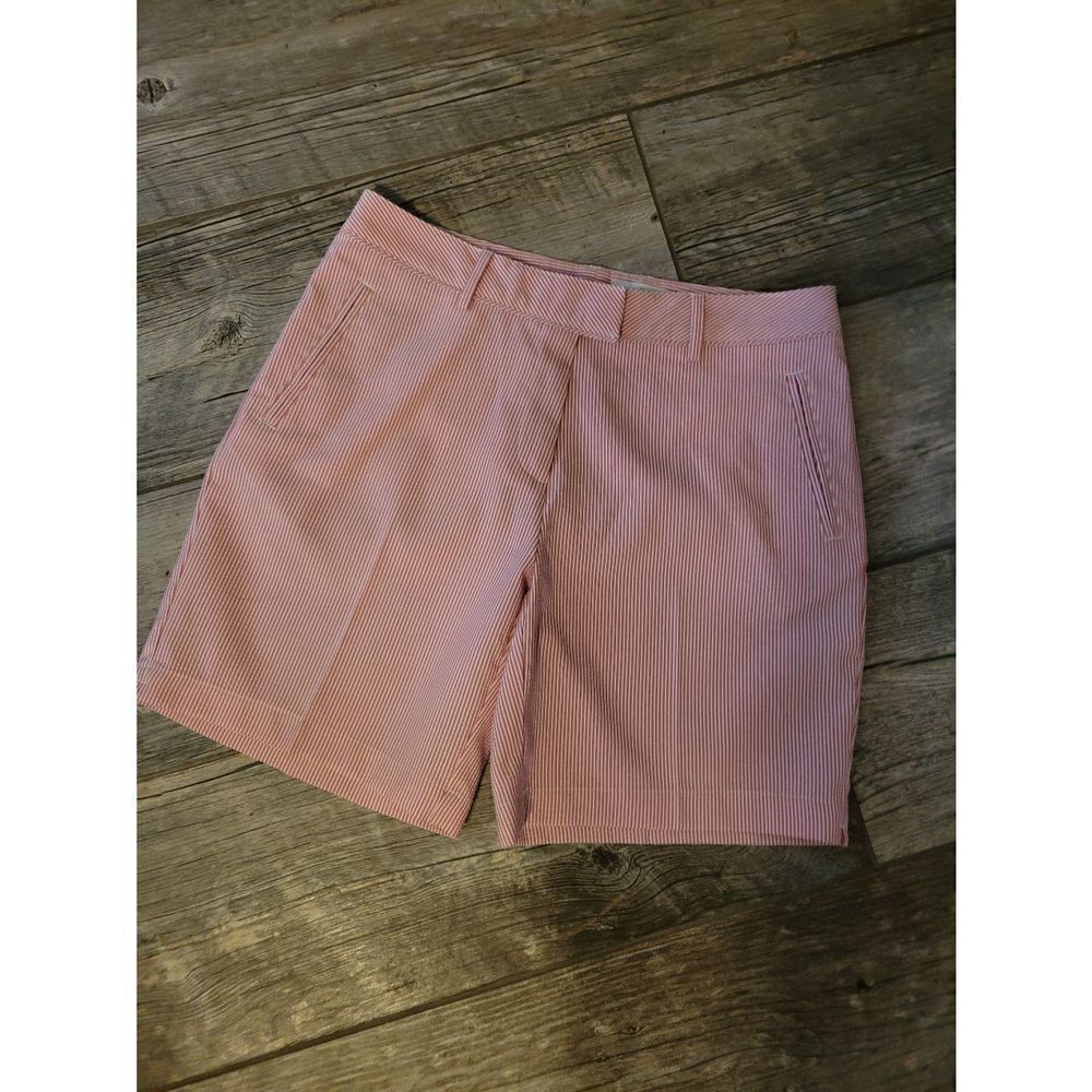 Lady Hagen Striped Golf Shorts